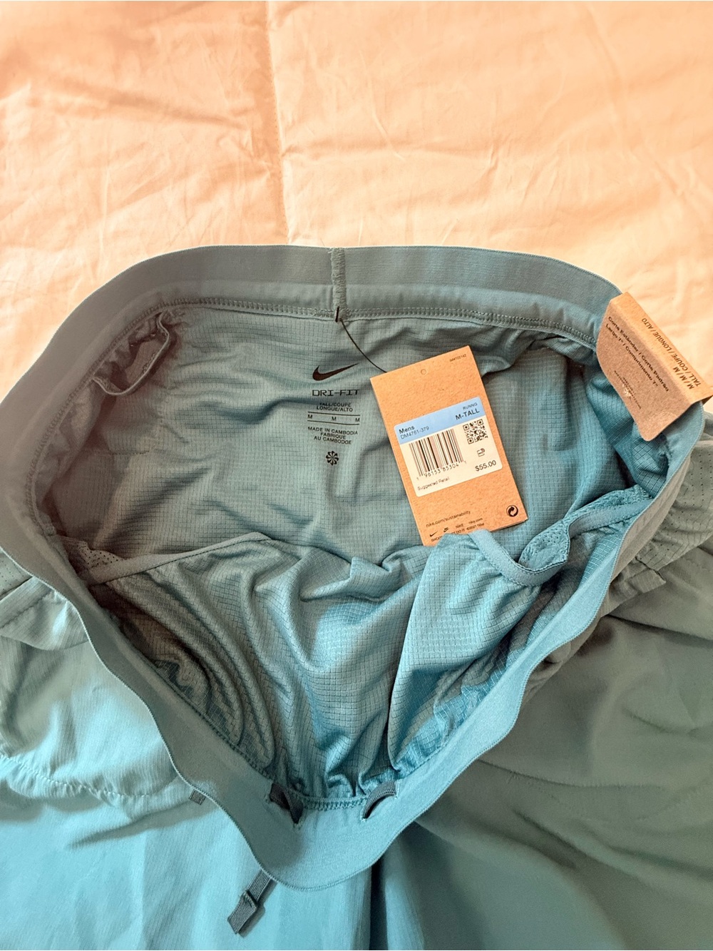 NWT Nike Running Men’s 7” Shorts size M-Tall - Picture 5 of 5